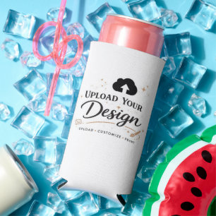Personalised Upload Your Design Logo Seltzer Can Cooler