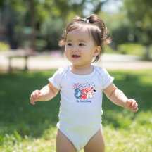 Personalised USA Baby Bodysuit