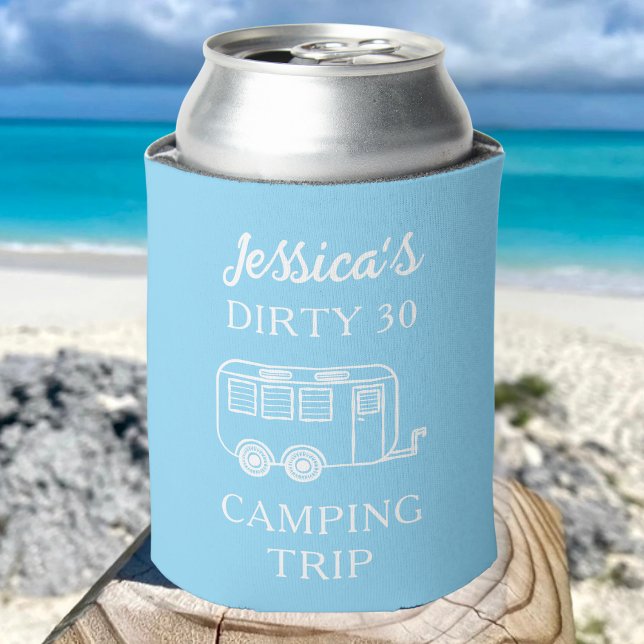 Personalised Vacation Birthday Party Favour Custom Can Cooler (Creator Uploaded)