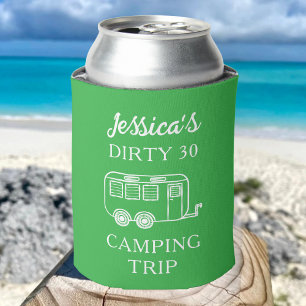 Personalised Vacation Birthday Party Favour Custom Can Cooler