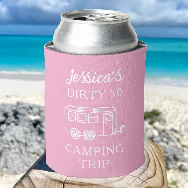 Personalised Vacation Birthday Party Favour Custom Can Cooler (Creator Uploaded)