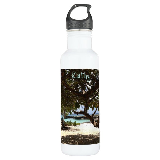 Personalised Vacation Picture Water Bottle (Front)