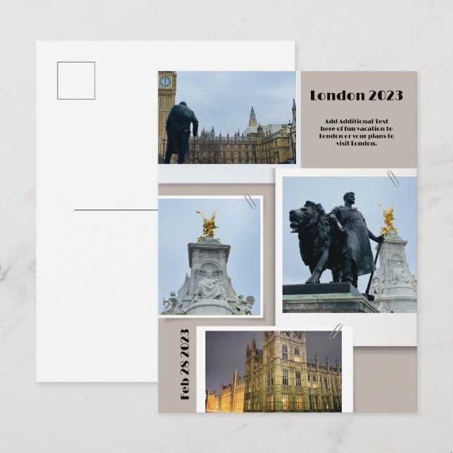 Personalised Vacation Postcard (Front/Back)