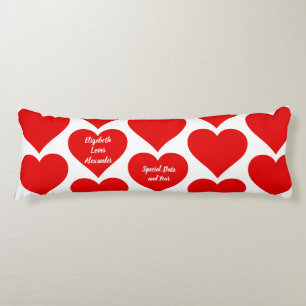 Personalised Valentine Memory Body Pillow