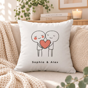 Personalised Valentine’s Couple Matching Cushion