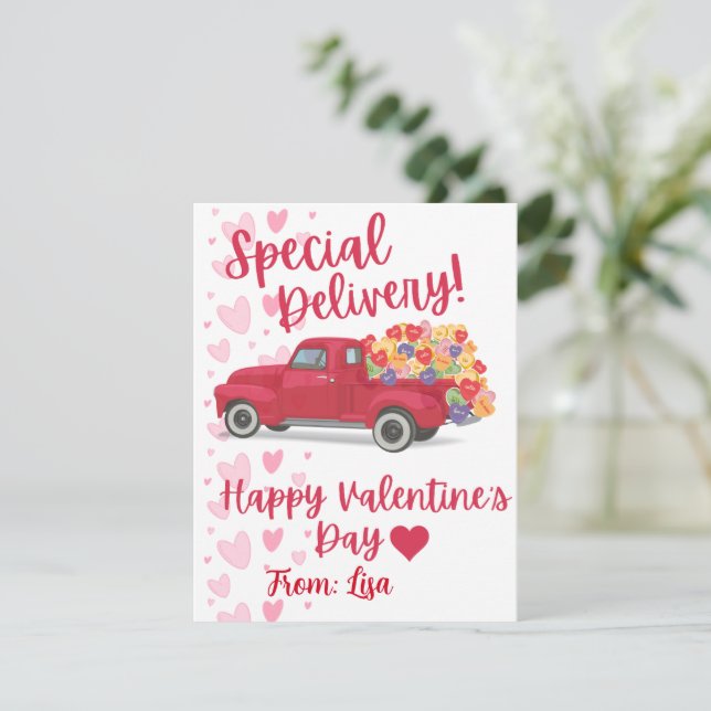 Personalised Valentine's Day Card (Standing Front)