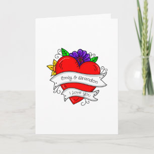 Personalised Valentine's Day    Card