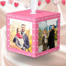 Personalised Valentine's Day Gift Pink Multi Photo