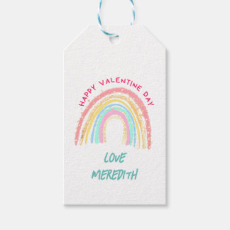 Personalised Valentine's day gift tag