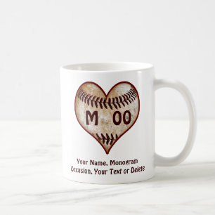 Personalised Valentines Day Gifts Baseball Player Coffee Mug