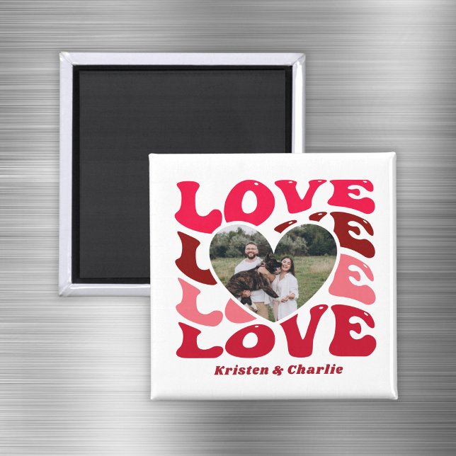 Personalised Valentine's Day Heart Custom Photo Magnet (Personalized Valentine's Day Heart Custom Photo Magnet
)