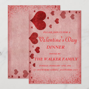 Personalised Valentine's Day Invitation Card