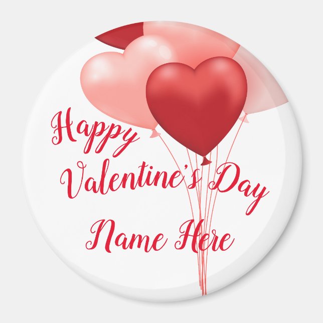 Personalised Valentine's Day Magnet Gmall Gift (Front)
