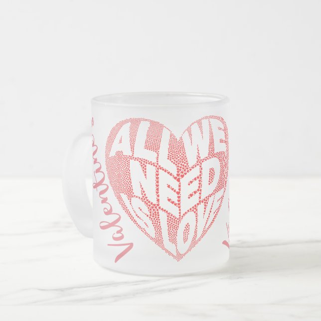 Personalised Valentine's Day Mugs (Front Left)
