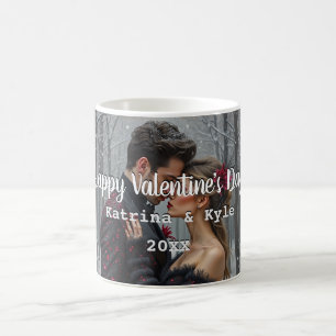 Personalised Valentine's Day Photo & Name Coffee Mug