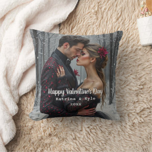 Personalised Valentine's Day Photo & Name  Cushion