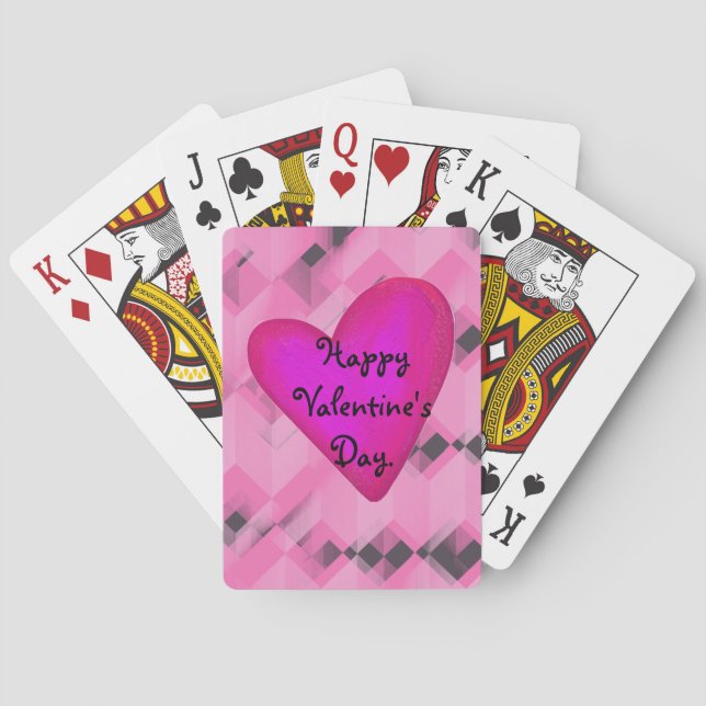 Personalised Valentine's Day Playing Cards (Back)