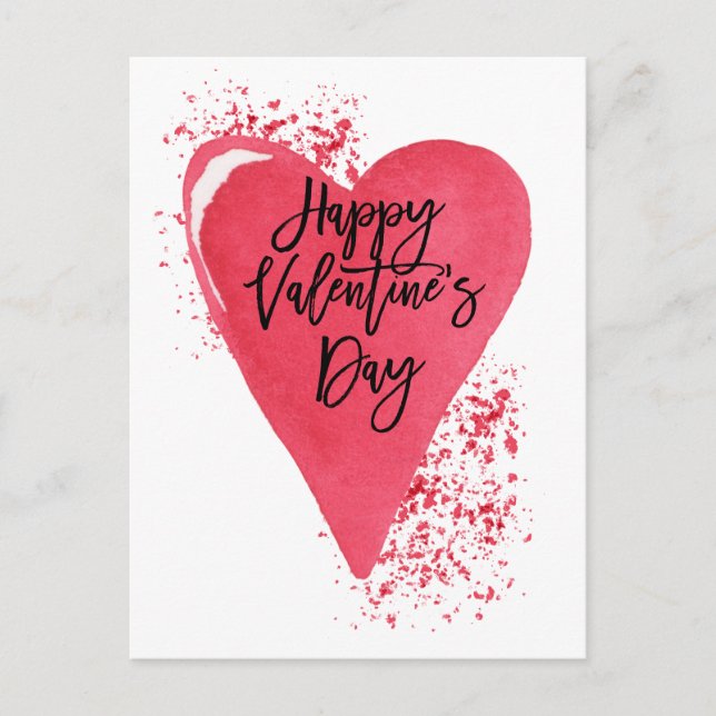Personalised Valentine's Day Post Card (Front)