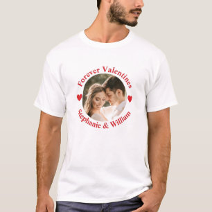 Personalised valentine's day romantic photo heart T-Shirt