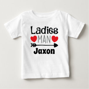 Personalised Valentine's Ladies Man Boys Shirt