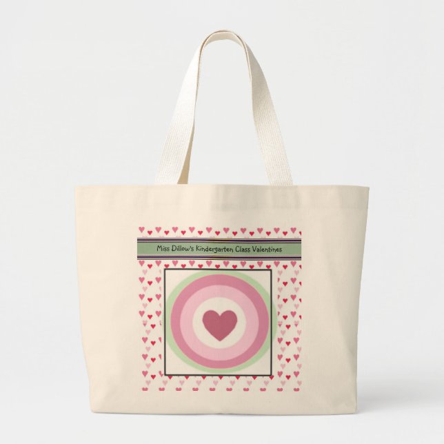 Personalised Valentines Tote Bag Template (Front)