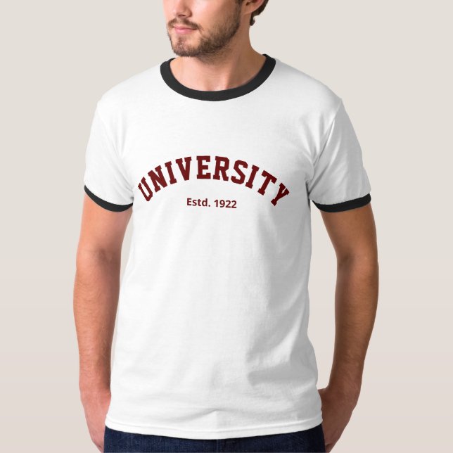 Personalised Varsity Shirt (Front)