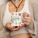 Personalised Vegan Living Life on the Veg Gift Coffee Mug<br><div class="desc">Personalised vegan fun to start your day with a smile and a touch of whimsy. Enjoy our "Living Life on the Veg" 11oz white coffee mug. This charming mug features a delightful selection of smiling watercolor vegetables that wrap around the entire mug, making it a perfect addition to your morning...</div>