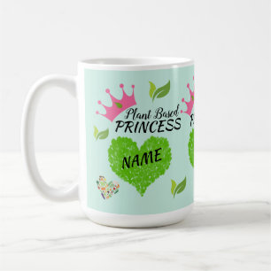 Personalised Vegan Princess Mug - Custom vegan mug