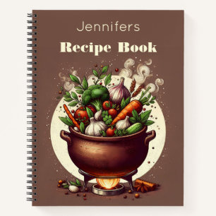 Personalised Vegetable Pot Recipe Book