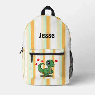 Personalised Velociraptor Dinosaur Backpack