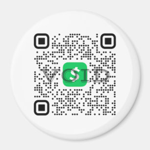 Personalised Venmo QR Code Magnet