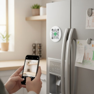 Personalised Venmo QR Code Magnet