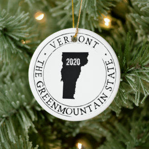 Personalised Vermont Ornament