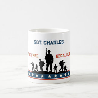Personalised Veterans Day Mug Custom Name Military