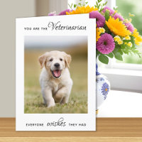 Personalised Veterinarian Veterinary Pet Photo