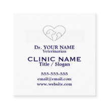 Personalised Veterinary Appointment Card