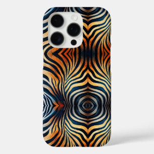 Personalised Vibrant Zebra Stripes: Colourful iPhone 16 Pro Case