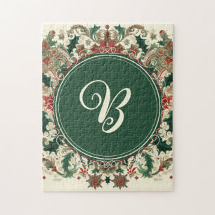 Personalised Victorian/Classic/Vintage Christmas Jigsaw Puzzle