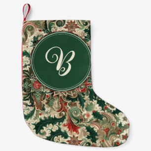 Personalised Victorian/Classic/Vintage Christmas Small Christmas Stocking