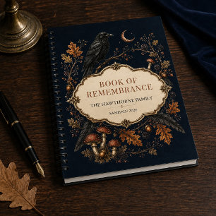 Personalised Victorian Samhain Book of Remembrance