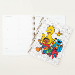 Personalised Vintage 123 Sesame Street Planner