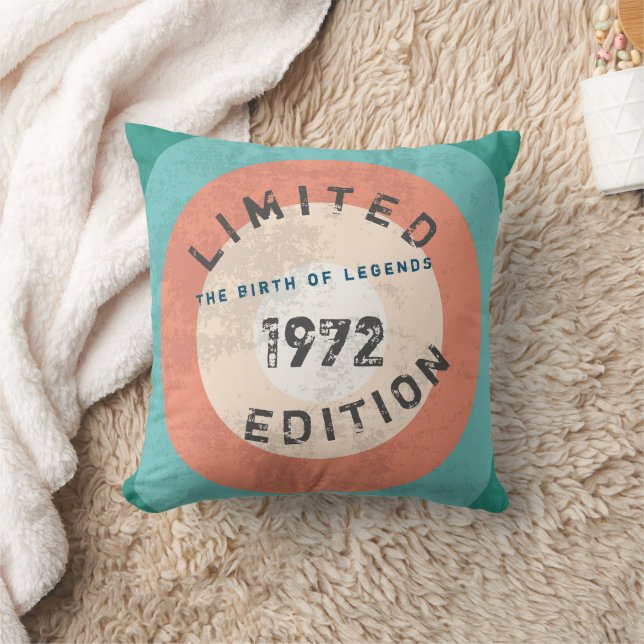 Personalised Vintage 19XX limited edition  Cushion (Blanket)