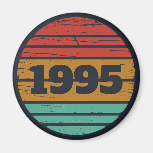 Personalised vintage 30th birthday gifts magnet