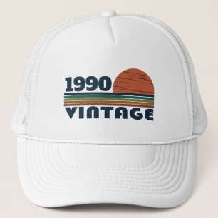 Personalised vintage 35th birthday gift trucker hat