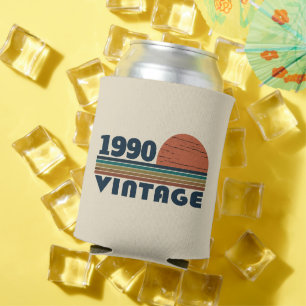 Personalised vintage 35th birthday party can cooler
