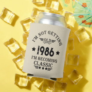 Personalised vintage 35th birthday party can cooler