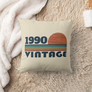 Personalised vintage 35th birthday party cushion