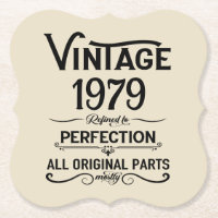 Personalised vintage 45th birthday gifts black