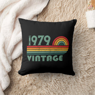 Personalised vintage 45th birthday gifts cushion