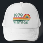 Personalised vintage 45th birthday gifts trucker hat<br><div class="desc">You can add some originality to your wardrobe collection with this vintage classic birthday graphic design with awesome typography font lettering; It is a great gift for men, women, husbands, wife, girlfriend, and boyfriend who will love this one-of-a-kind artwork. The best and most fun holiday present for your happy birthday...</div>